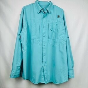 Lot of 2 (TWO) Reel Legends Long Sleeve Shirts - Size Large